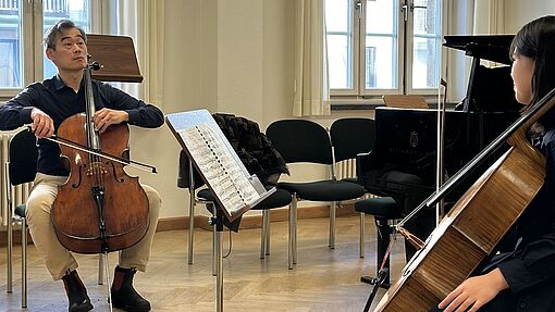 Meisterkurs mit dem Cellisten Prof. Sung-Won Yang/Foto: privat