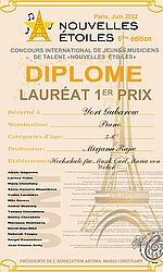 Yori Gubarew, Urkunde: Nouvelles Étoiles
