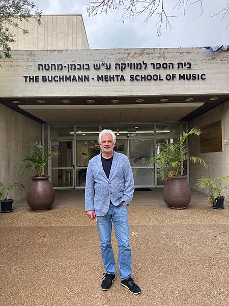 Axel Köhler an der Buchmann-Metha School of Music/Foto:privat