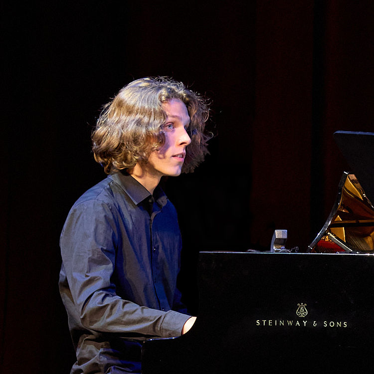 Julius von Lorentz beim WESPE/Foto: Oliver Borchert DMR Jugend musiziert