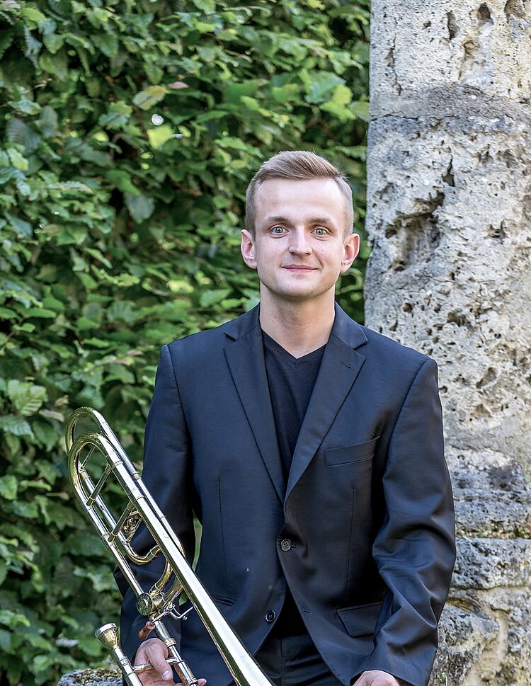 Der Posaunist Karol Gajda, zum Aktuelles-Beitrag