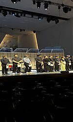 Ensemblewettbewerb 2026: Übergabe der Preise an die Gewinner*innen)/Foto: Marie Kirchner Preisübergabe im Konzertsaal