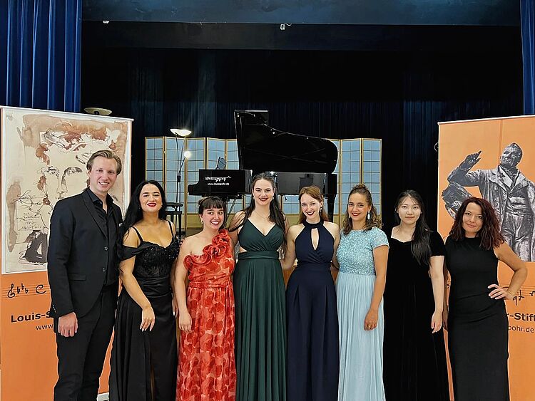 Die Finalistinnen und Finalisten des 27. Internationalen Louis-Spohr-Wettbewerb in Kassel