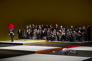 Schostakowitsch Die Nase / Foto: Semperoper Dresden (Ludwig Olah) Schostakowitsch Die Nase / Foto: Semperoper Dresden (Ludwig Olah)