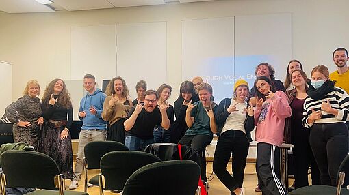 Workshop mit Toni Linke zum Thema „Rough Vocal Effects"/Foto: privat