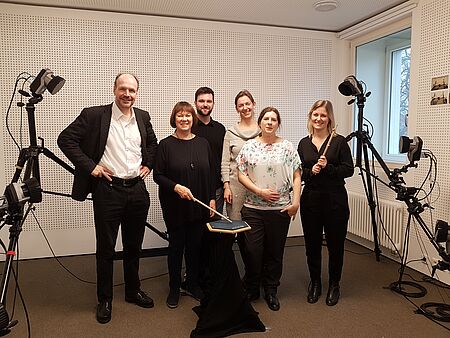 Norwegische Delegation im Motorik-Labor des IMM