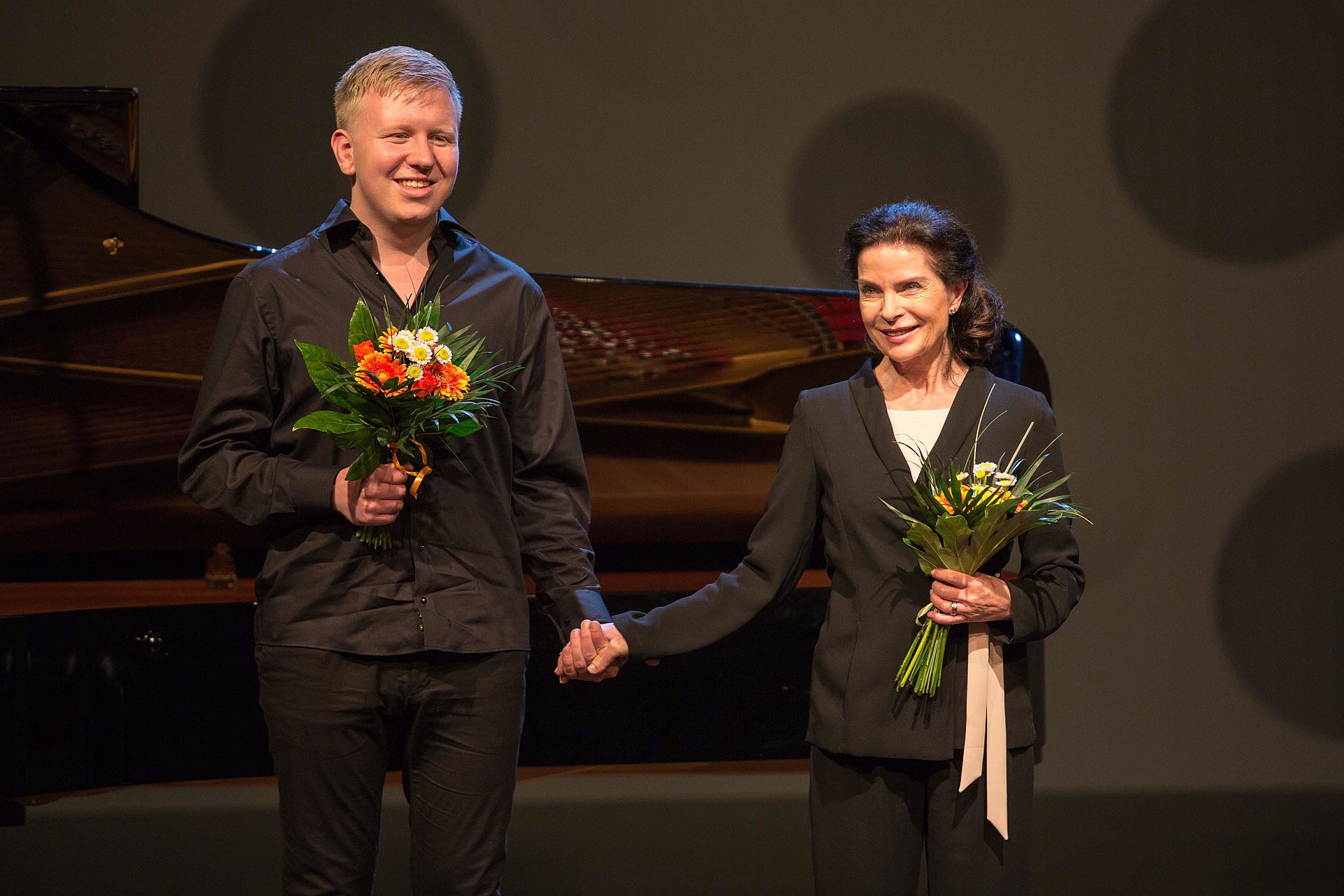 Musikalisch-Literarischer Abend mit Gudrun Landgrebe (Lesung) und Svjatoslav Korolev (Klavier) (Foto: Ronny Waleska)