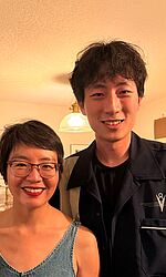 Porträtbild von Youshin Gim mit Eunmi Ko 