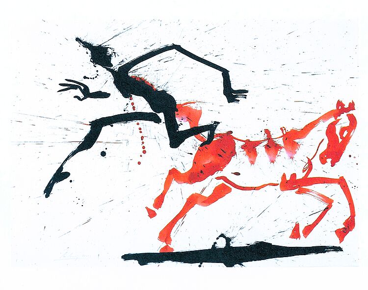 Grafik Don Quijote/Copyright: Helge Leiberg