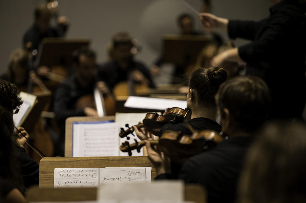 Orchester in Konzertsituation/Foto: Florian Busch