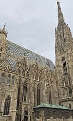 Johanna Thomanek in Wien 2023/24 - Stephansdom/Foto: Johanna Thomanek