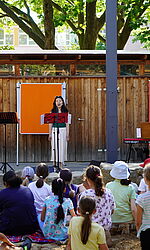 Schulhofkonzert am 26.06.23 an der 102. Grundschule „Johanna“/Foto: The Young ClassX
