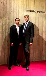 Ilya Silchuk (l., Gesang) und Prof. Michael Schütze (Klavier) beim Walter und Charlotte Hamel Opernwettbewerb 2023/Foto: privat