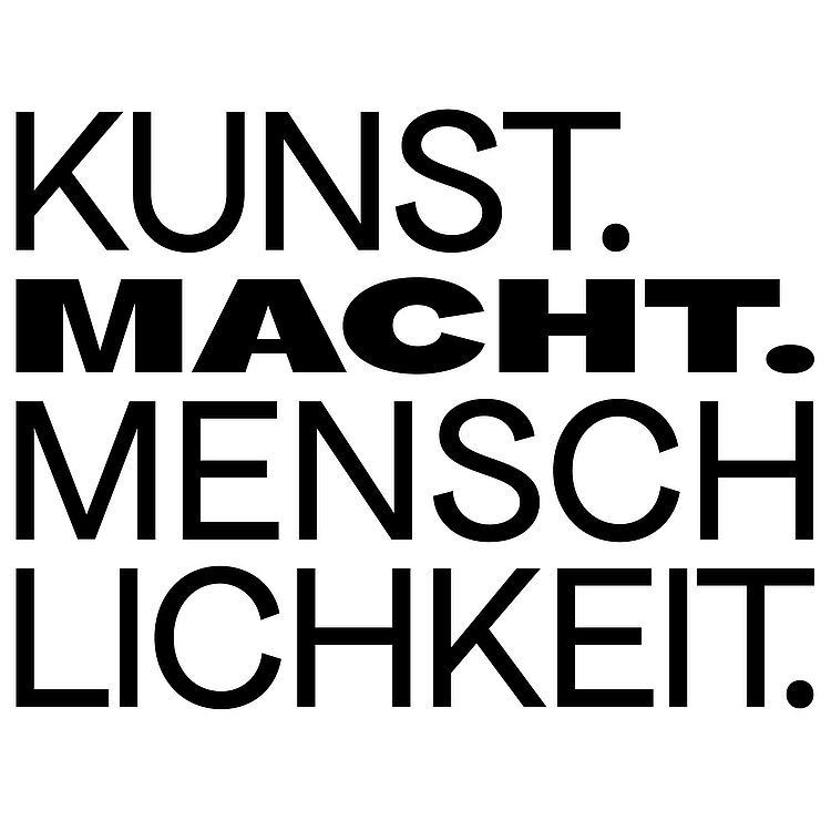 Aktionstag KUNST.MACHT.MENSCHLICHKEIT. Logo des Aktionstags Kunst.Macht.Menschlichkeit., zum Aktuelles-Beitrag