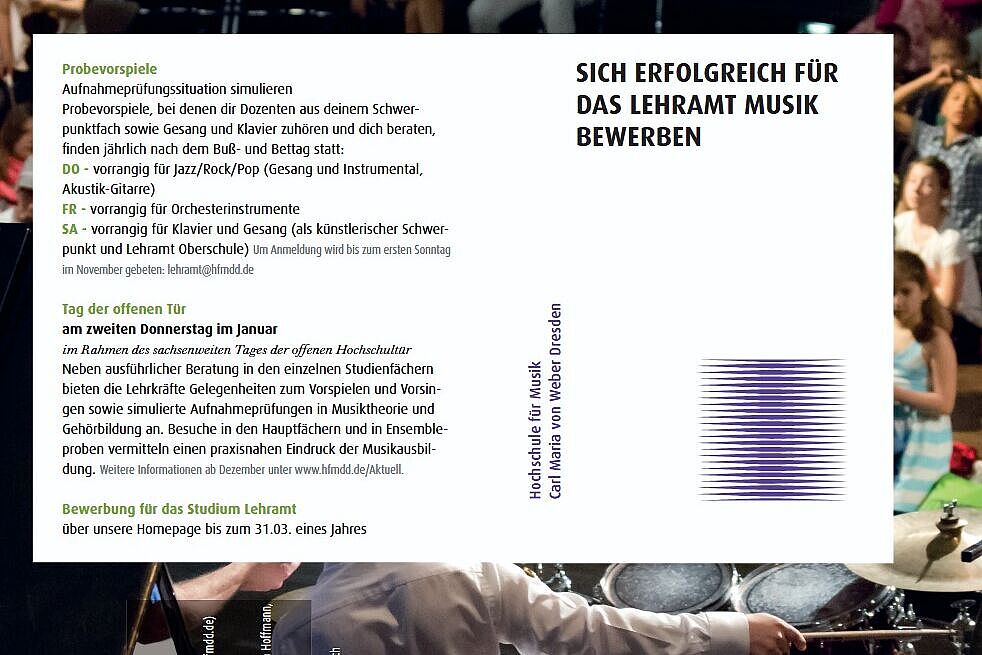 Bild vom Flyer Lehramt