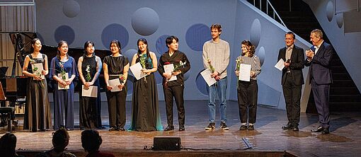Preisträger/innen Ensemblewettbewerb/Foto: Klaus Gigga