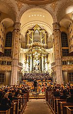 Hochschulchor in der Frauenkirche (2)/Foto: Marcus Lieder