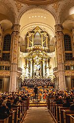 Hochschulchor in der Frauenkirche (2)/Foto: Marcus Lieder