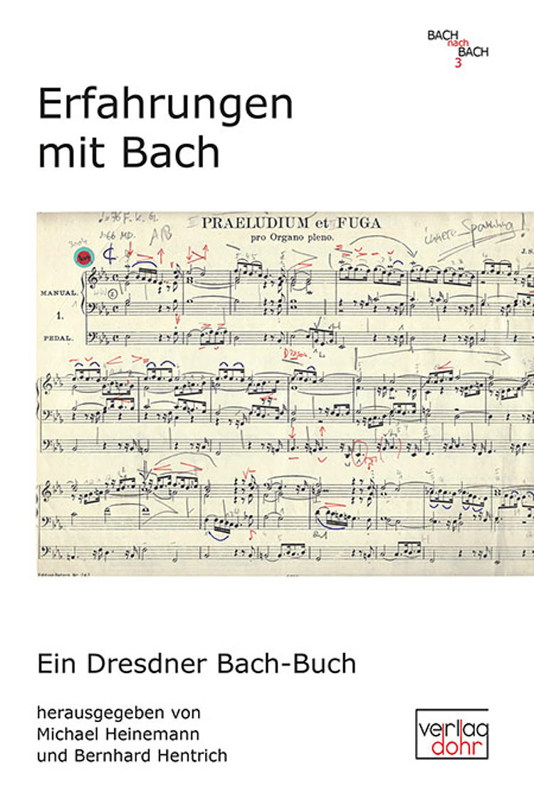 Buchcover Erfahrungen mit Bach/Foto: Dohr Verlag
