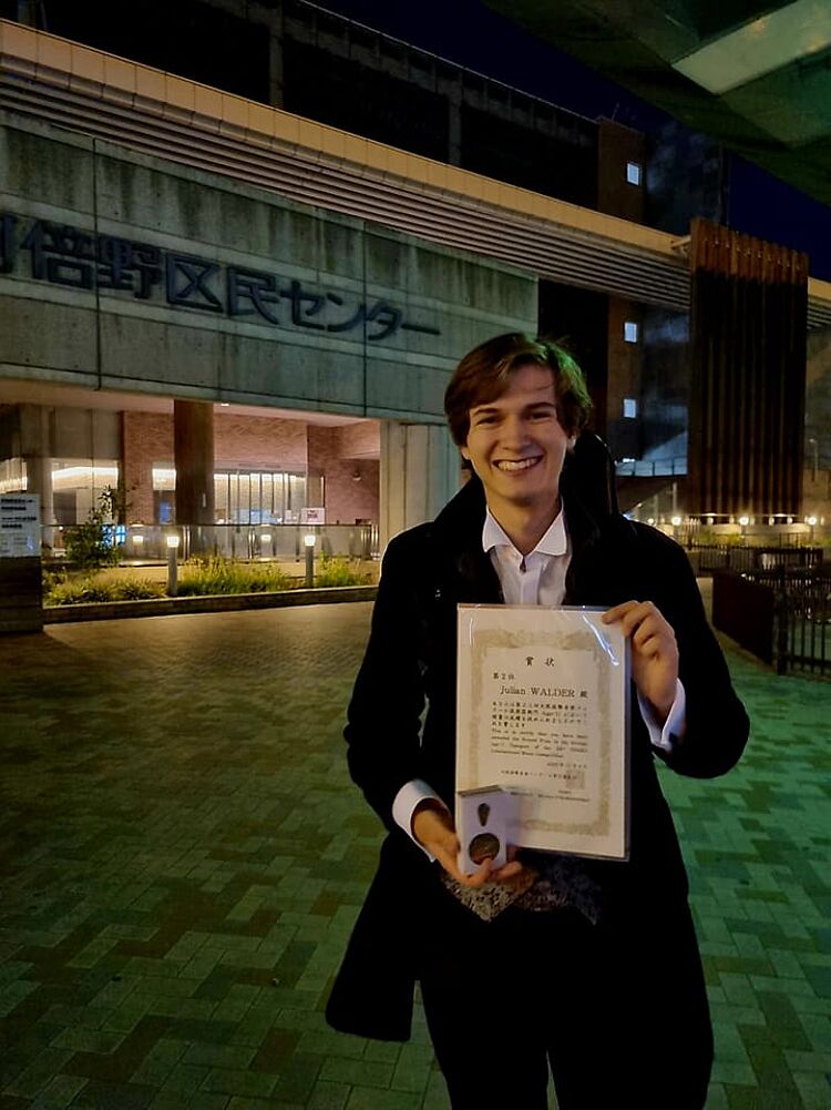 Julian Walder in Osaka/Foto: privat