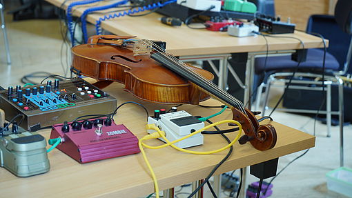 Digitale Violine/Foto: Stefan Prins