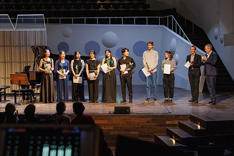 Ensemblewettbewerb 2024: Preisträger innen und Preisträger/Foto: Klaus Gigga