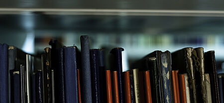 Bücher im Bücherregal