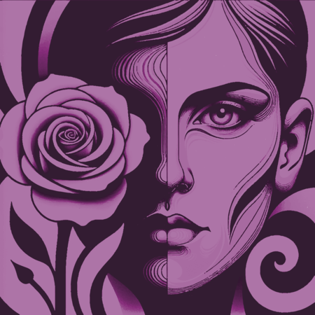 Motiv "Die weiße Rose" (Fassung 1967)/Grafik: Katja Zehrfeld