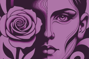 Motiv "Die weiße Rose" (Fassung 1967)/Grafik: Katja Zehrfeld Motiv "Die weiße Rose" (Fassung 1967)/Grafik: Katja Zehrfeld