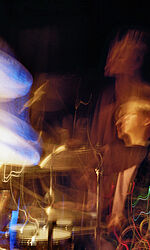 Samuel Dietze am Schlagzeug