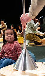 theather junge generation: Ensemble "Sternenwanderung"/ Foto: tjg.
