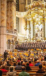 Hochschulchor in der Frauenkirche (3)/Foto: Marcus Lieder