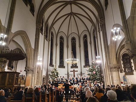 Weihnachtsoratorium in der Herz-Jesu-Kirche Dresden, 08.01.23/Foto: privat