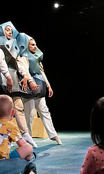 theather junge generation: Ensemble "Sternenwanderung"/ Foto: tjg.