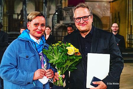 Luise Neuhaus-Wartenberg und Olaf Katzer/Foto: Uwe Winkler