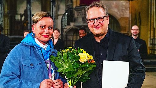 Luise Neuhaus-Wartenberg und Olaf Katzer/Foto: Uwe Winkler