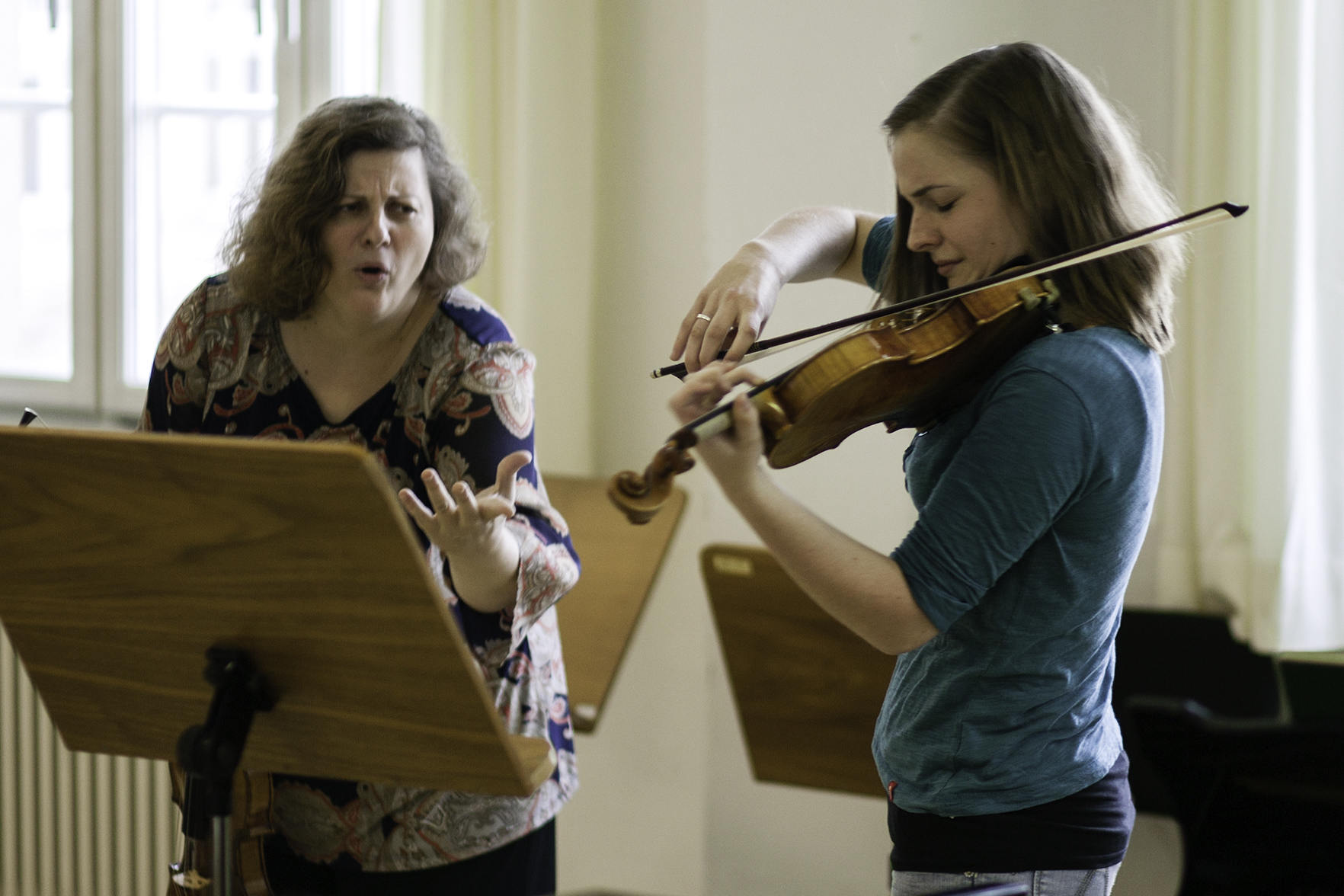 Meisterkurs Violine bei Prof. Natalia Prischepenko/Foto: Ronny Waleska Meisterkurs Violine bei Prof. Natalia Prischepenko/Foto: Ronny Waleska