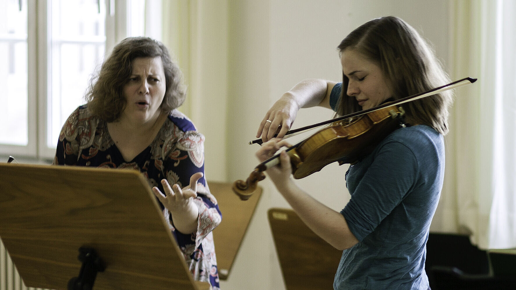 Meisterkurs Violine bei Prof. Natalia Prischepenko/Foto: Ronny Waleska Meisterkurs Violine bei Prof. Natalia Prischepenko/Foto: Ronny Waleska