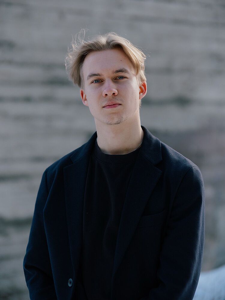 Porträtfoto des Studenten Samuel Dietze, to the current article