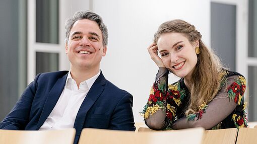 Alexander Fleischer und Nikola Hillebrand /Foto: Katharina Gebauer