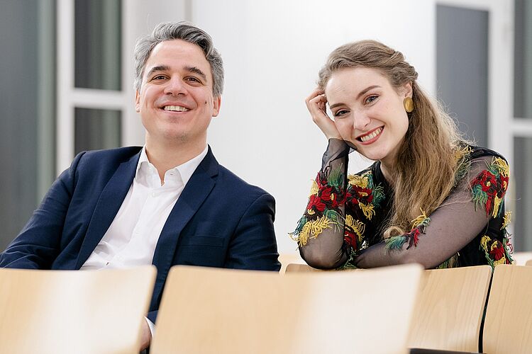 Alexander Fleischer und Nikola Hillebrand /Foto: Katharina Gebauer