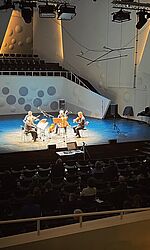 Konzert des Arditti Quartets, 17.04.2023/Foto: Jason Thorpe Buchanan