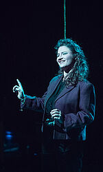 Galoschenoper 2022 B: Macheath (Anina Batz)/Foto: Marlene Lorenz