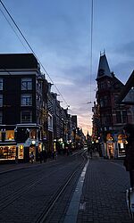 Amsterdam im Winter/Foto: Rosanna Mesch
