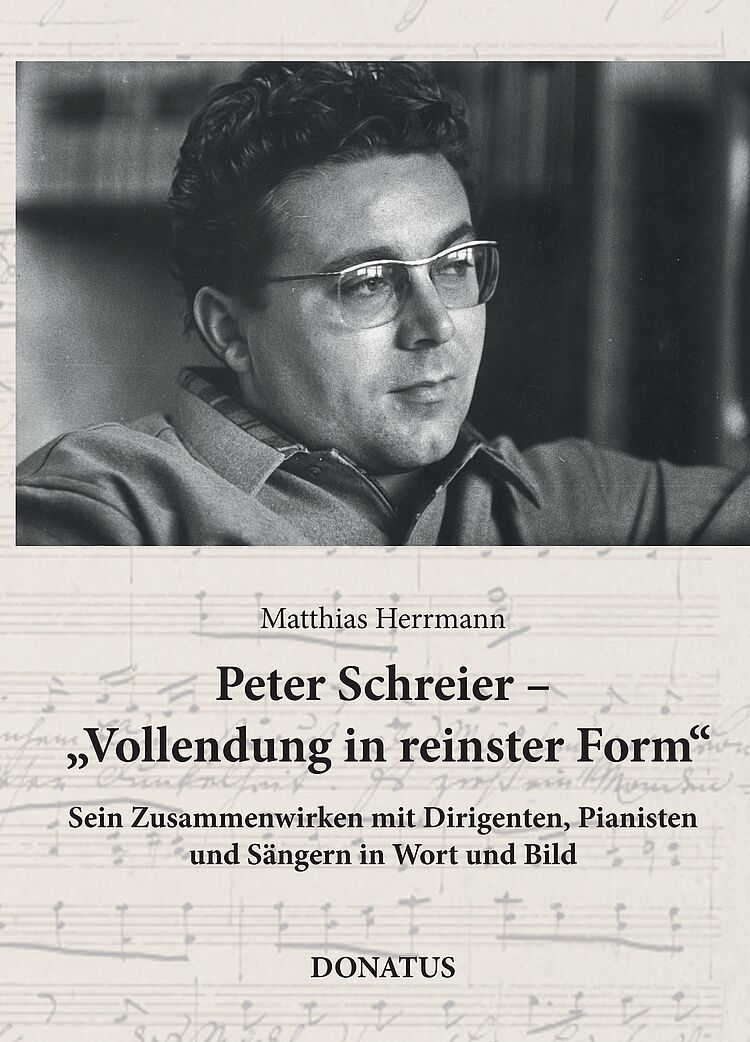 Cover: Peter Schreier – Vollendung in reinster Form/Foto: Donatus Verlag, zum Aktuelles-Beitrag