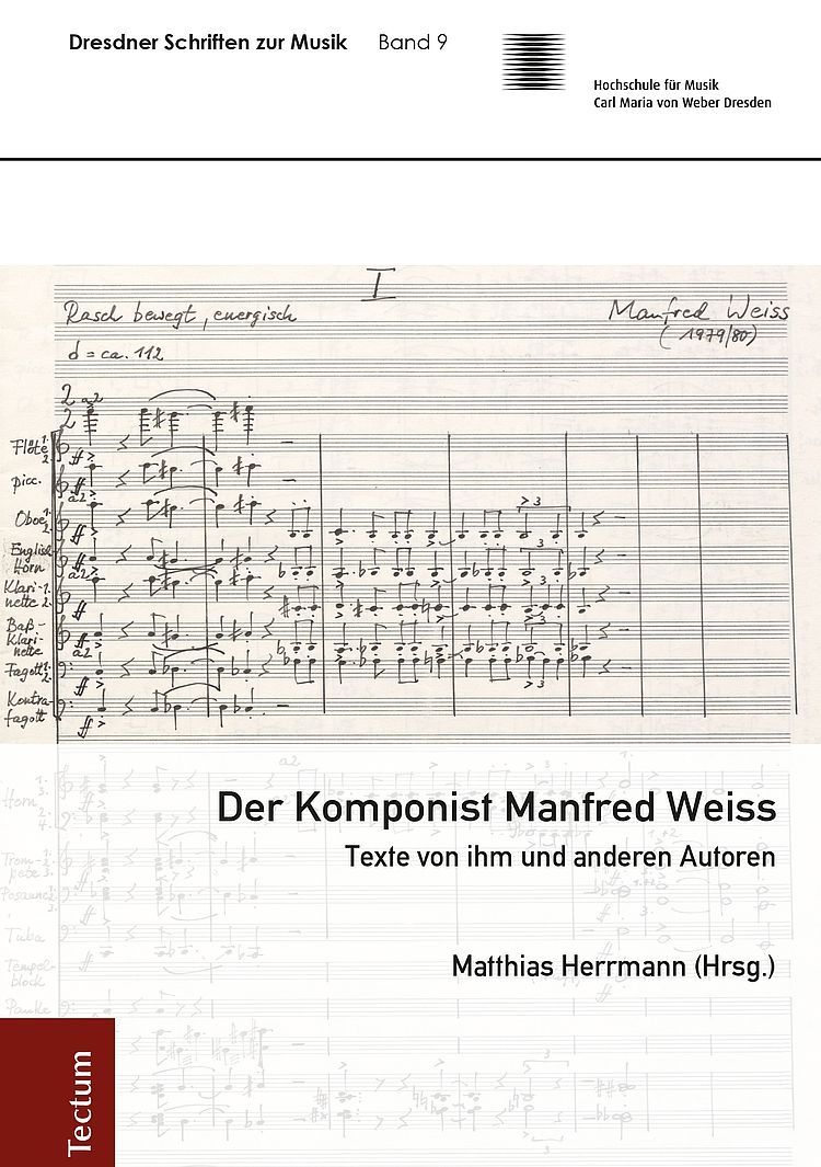 Cover: Der Komponist Manfred Weiss/Foto: tectum