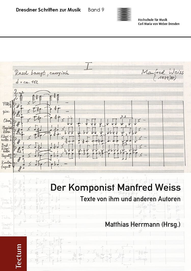 Cover: Der Komponist Manfred Weiss/Foto: tectum