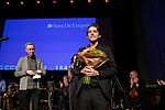 Julius von Lorentz beim International Young Composer's Meeting in Apeldoorn (Niederlande) mit dem Orkest de Ereprijs commission Preis/Foto: Maarten Sprangh