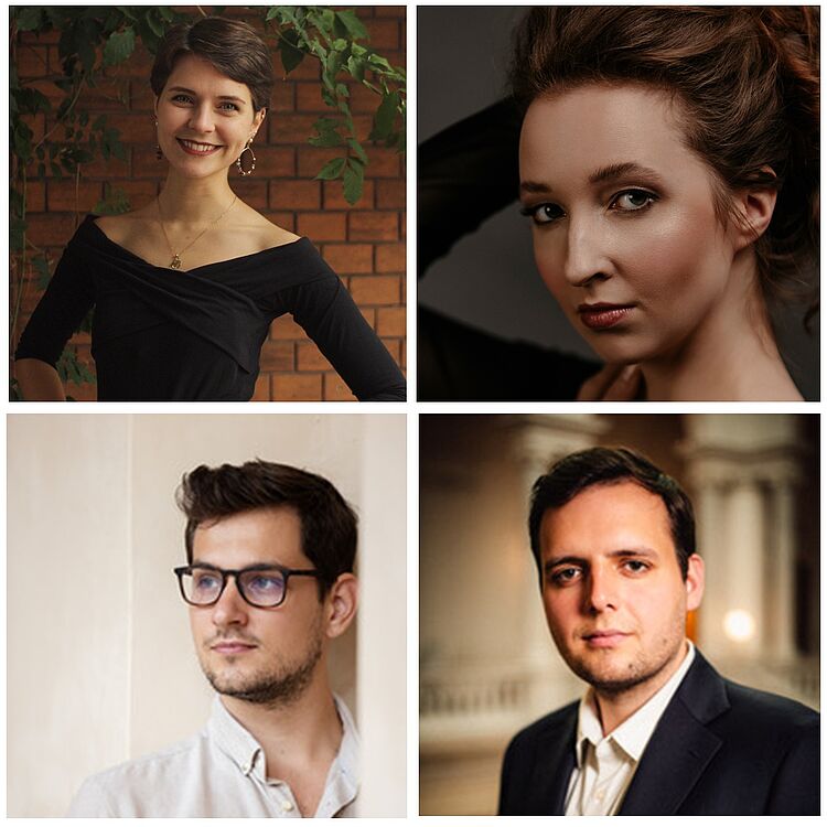 Hannah Geef (l.), Anna-Maria Tietze (r.), Andras Adamik (l.), Gerry Zimmermann (r.)/Foto: privat