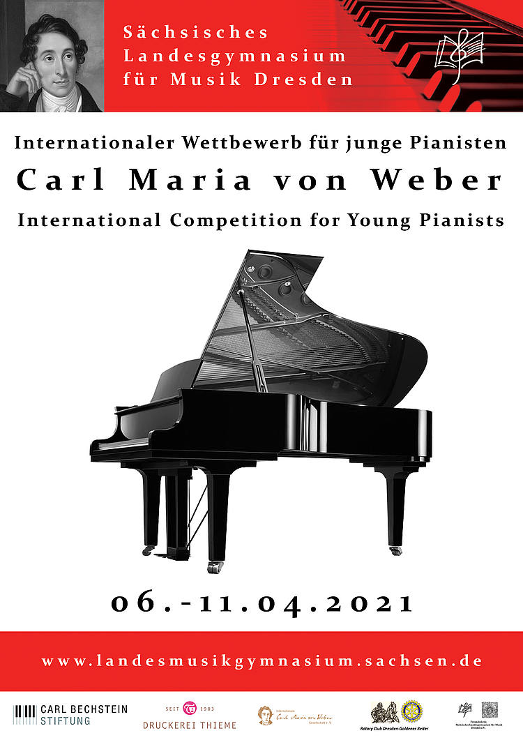 Plakat Klavierwettbewerb 2021